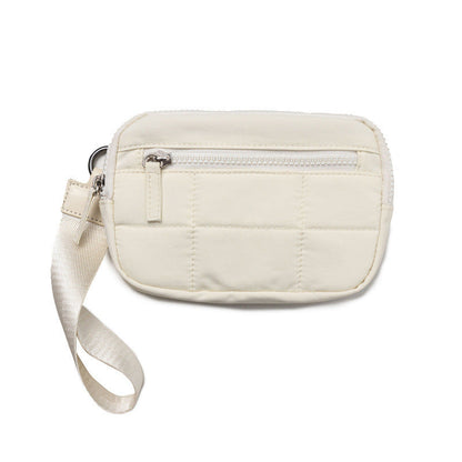 Wristband Travel Wallet Wristlet Nylon Quilted Purse Women Credit Card Holder