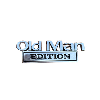 FUCK IT Edition Emblem/Old Man Edition Car Emblem(2pcs)