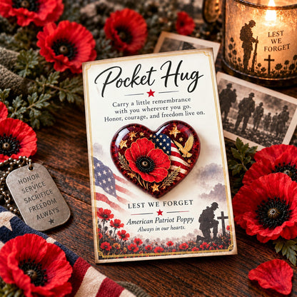 🌺 Pocket Hug™ Remembrance - A Little Keepsake of Love, Honor & Memories