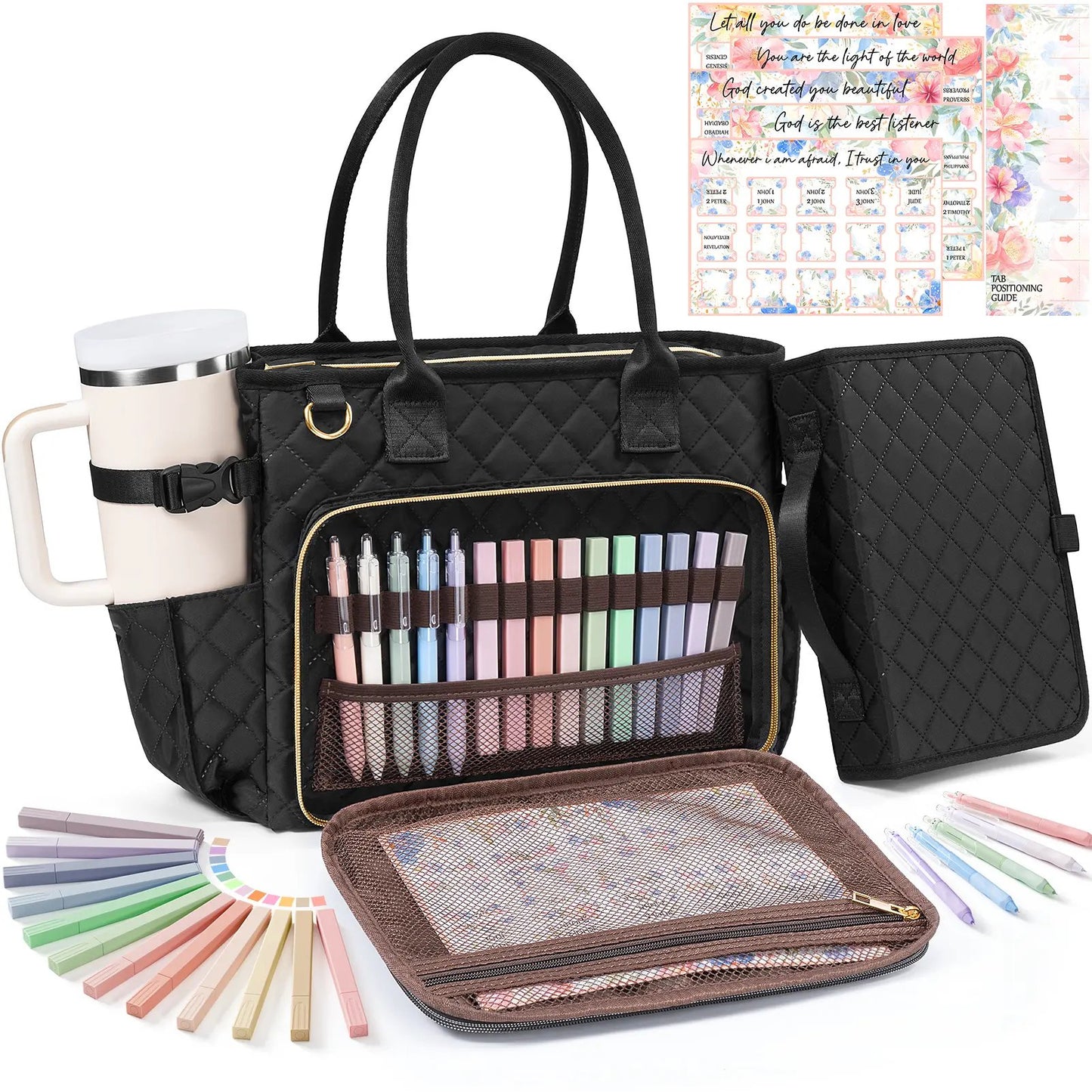 🎁Buy 2 Free Shipping📖✨ Bible Cover Tote Bag – Large Christian Shoulder Bag for Women