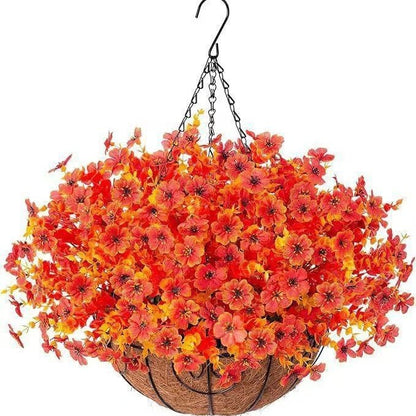 ⚡Hot Sales 49% OFF🔥Artificial hanging plant and flower basket, perfect for spring and summer outdoor decoration