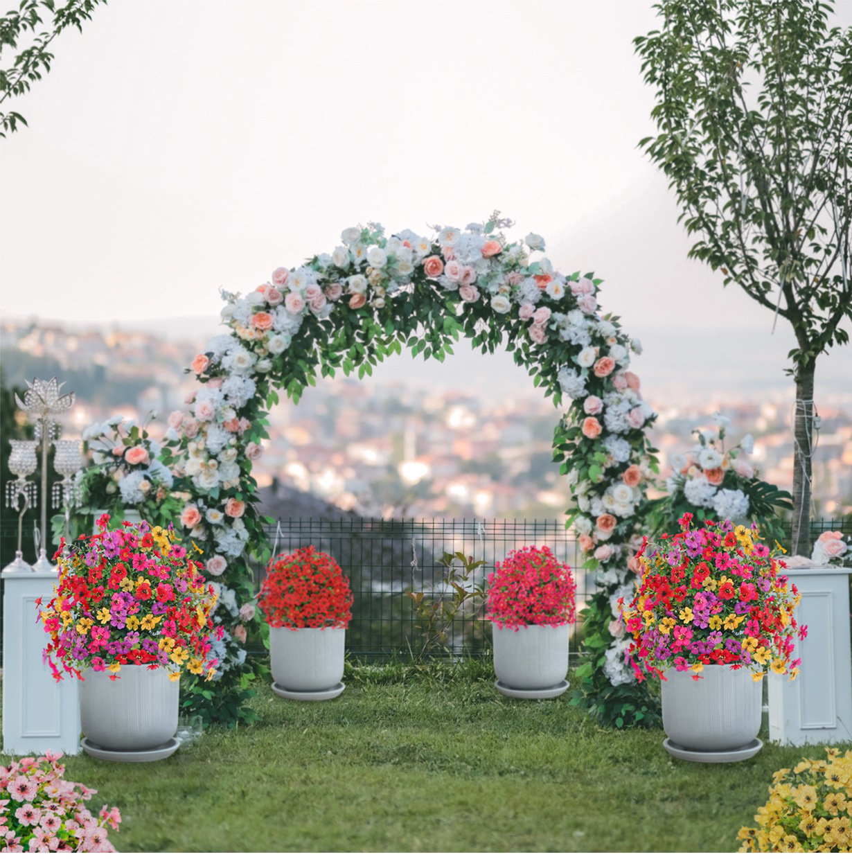 🔥Outdoor/Indoor UV Resistant & Waterproof Artificial Flower Decor ✅