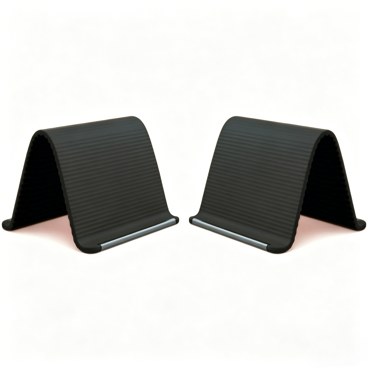 Flexible Silicone Aluminum Phone Holder Stand - Bendable Rollable Foldable Design