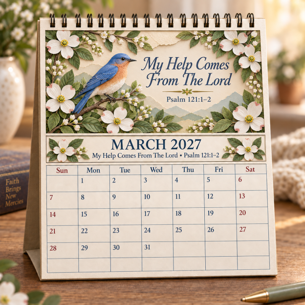 📖 2027 A Year Of Comfort & Strength Bible Verse Calendar