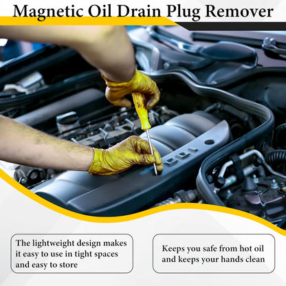 The 14" Magnetic Oil Plug Remover—Never Drop A Hot Plug In Oil Again.