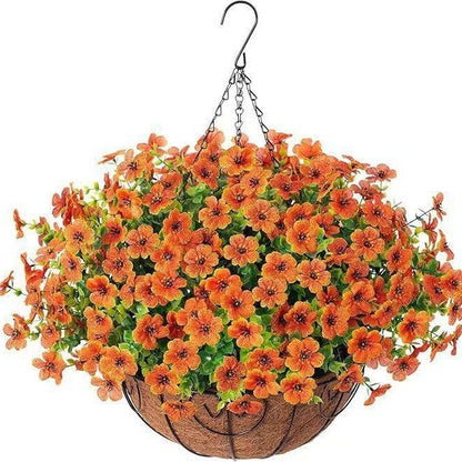 ⚡Hot Sales 49% OFF🔥Artificial hanging plant and flower basket, perfect for spring and summer outdoor decoration