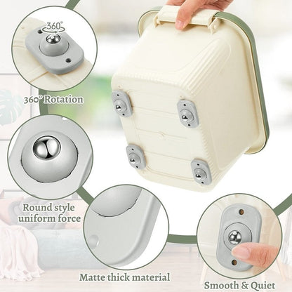 🔥 Stainless Steel Paste Universal Wheel