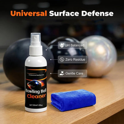 🥳2026 HOT SALE🥳💞50K+ SOLD!🎳💪 49% OFF! Pro-Grade Bowling Ball Cleaner – Instantly removes lane oil. Includes premium towel. Keeps your ball performing like new! ✨