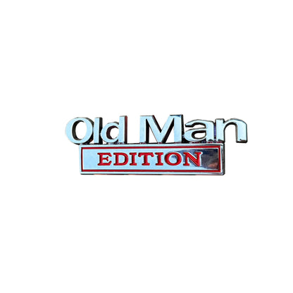 FUCK IT Edition Emblem/Old Man Edition Car Emblem(2pcs)