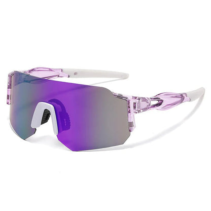 🕶️ Oversized Shield Sports Sunglasses – High-Performance Eye Protection for Outdoor Action