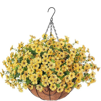 ⚡Hot Sales 49% OFF🔥Artificial hanging plant and flower basket, perfect for spring and summer outdoor decoration