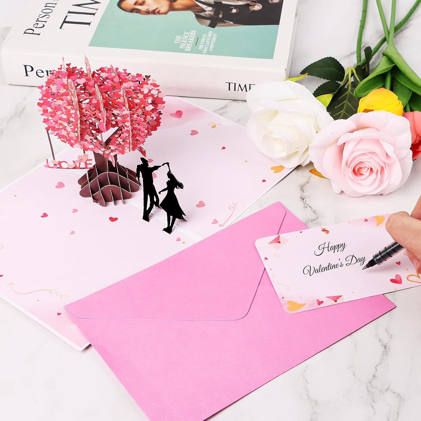 Romantic 3D Love Tree Pop Up Card