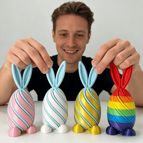 3D Printed Bunny Fidget