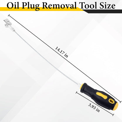 The 14" Magnetic Oil Plug Remover—Never Drop A Hot Plug In Oil Again.