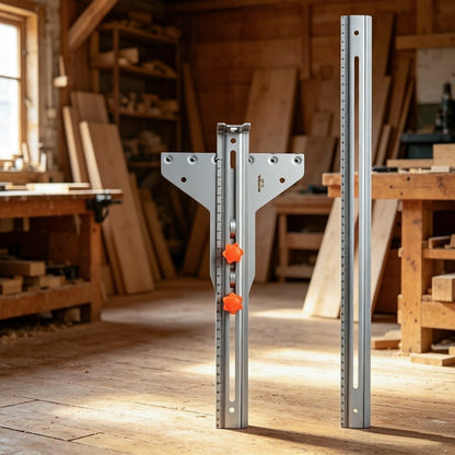 Precision Router Circle Cutting Jig – Straight Edge Woodworking Guide Tool