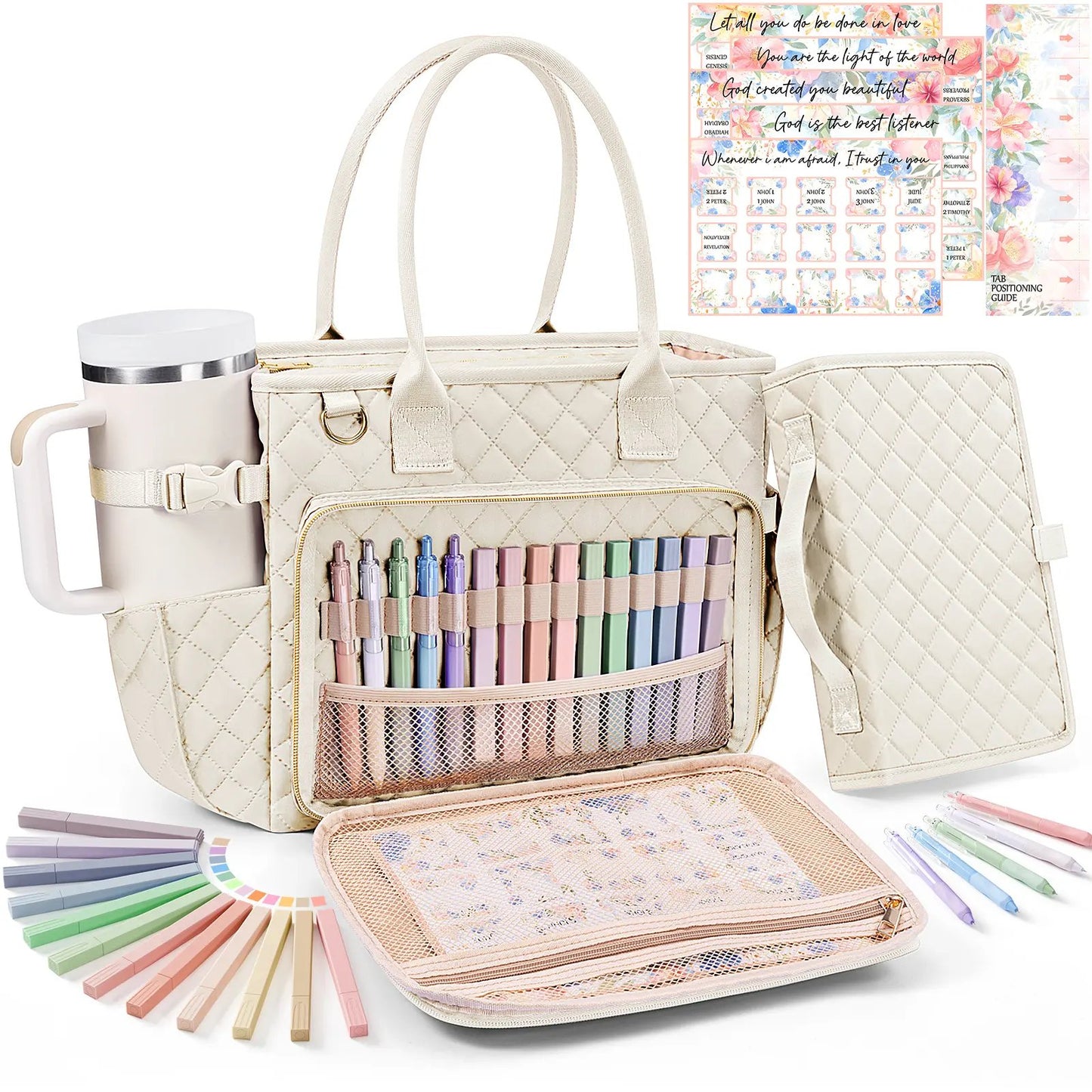 🎁Buy 2 Free Shipping📖✨ Bible Cover Tote Bag – Large Christian Shoulder Bag for Women