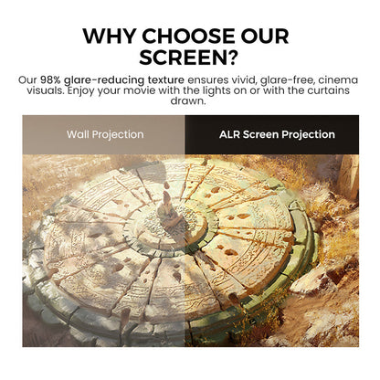 High Definition Projection Screen - 120-inch Diagonal with Matte White Surface for Crystal Clear Home Cinema Experience 🎬🌟