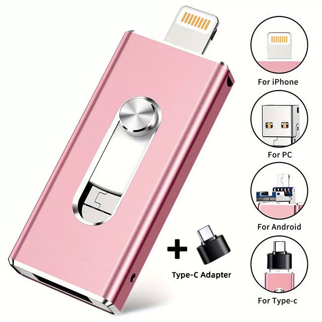 🌟High-capacity 3-in-1 USB flash drive