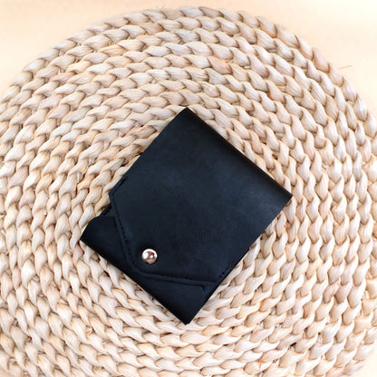 Multifunctional Slim Compact Wallet, Handmade Leather Card Holder