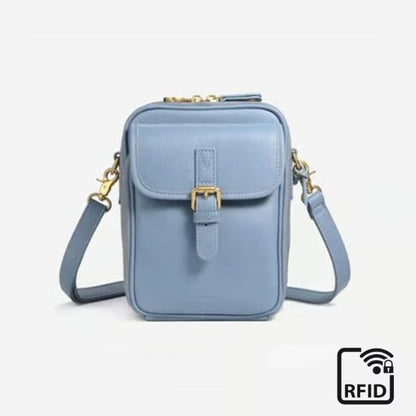 Crossbody Leather RFID Bag