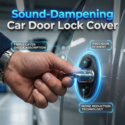 Car Door Lock Cover – Noise-Dampening & Rust-Proof Striker Protector