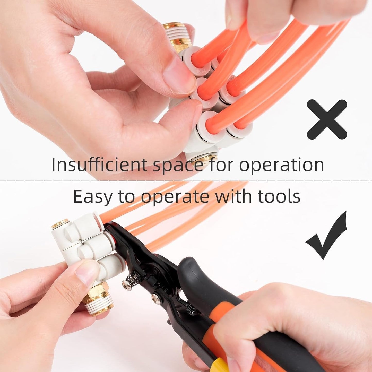 🔧Push to Connect Fittings Disconnect Tong Tool