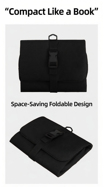 Multi-Layer Hanging Makeup Organizer - Travel Toiletry Bag