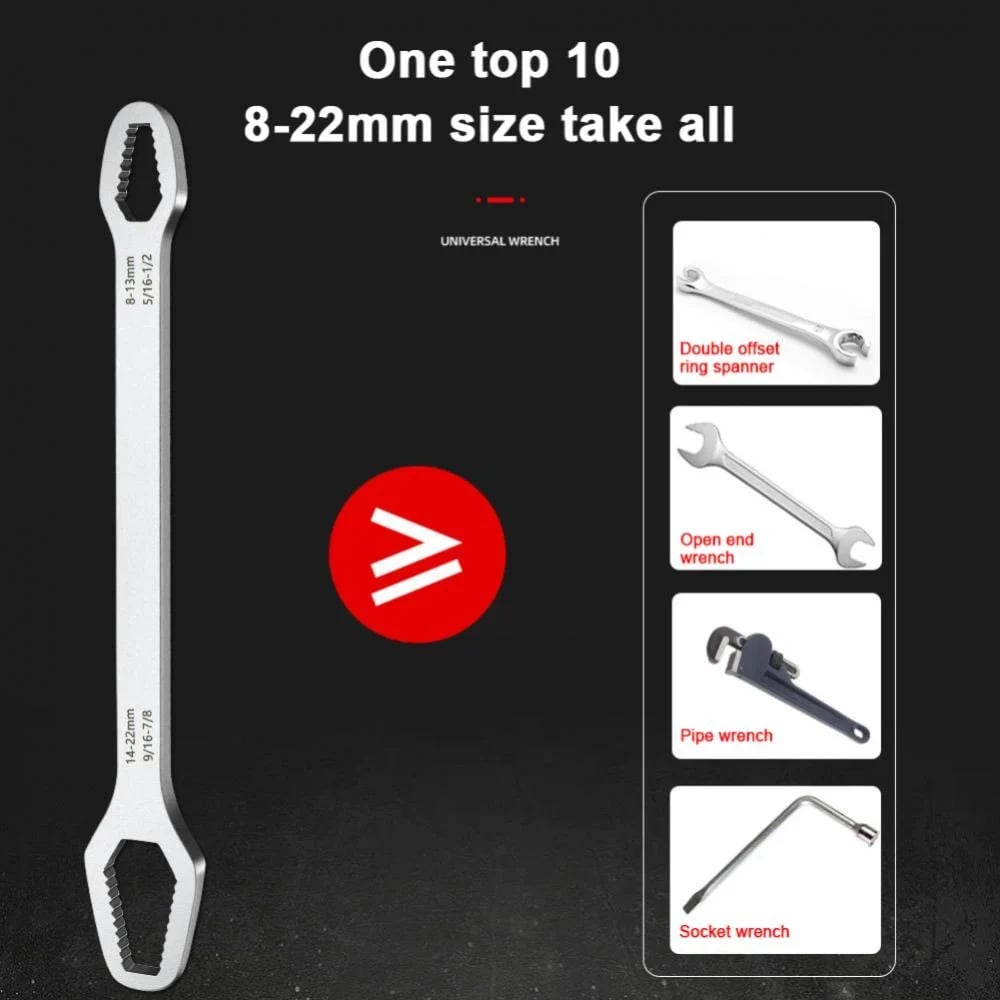 🌈🔧 8-22mm Universal Wrench Receive
