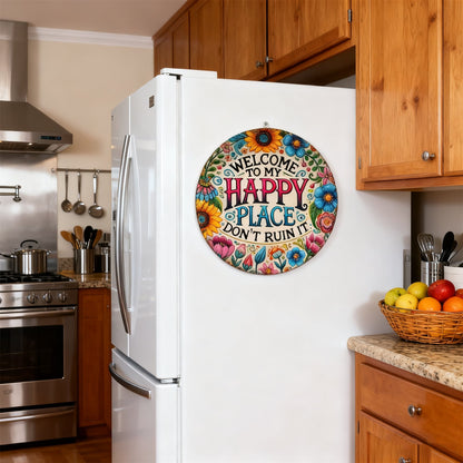 🔥Welcome to My Happy Place – Wall Sign