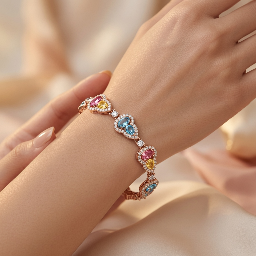 Rainbow Gourd Bracelet