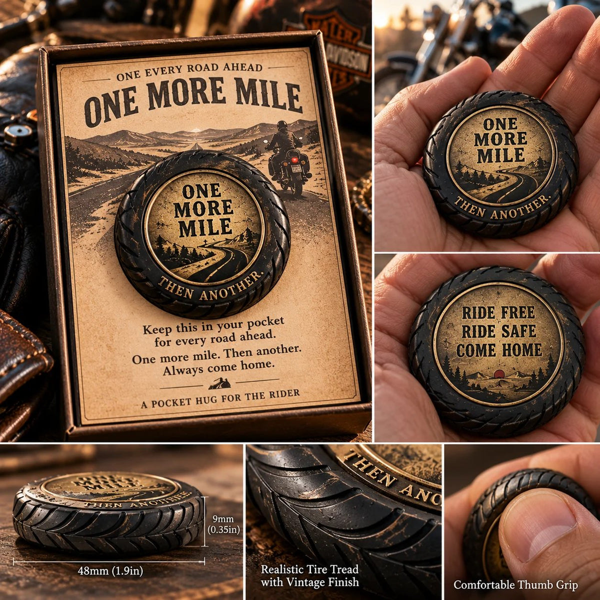 🏍️One More Mile™ Pocket Hug for Riders