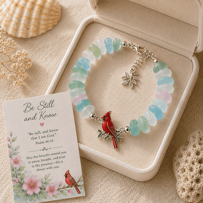 🔥48% Off Last Day - 🩵 Sea Glass Blessing Bracelet