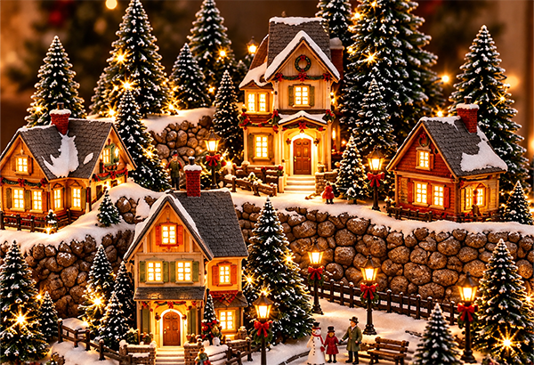 Light-up Houses