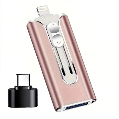 🌟High-capacity 3-in-1 USB flash drive