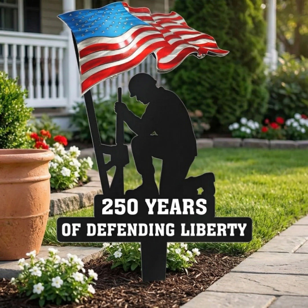 🔥250 Years of Defending Liberty Metal Garden Stake