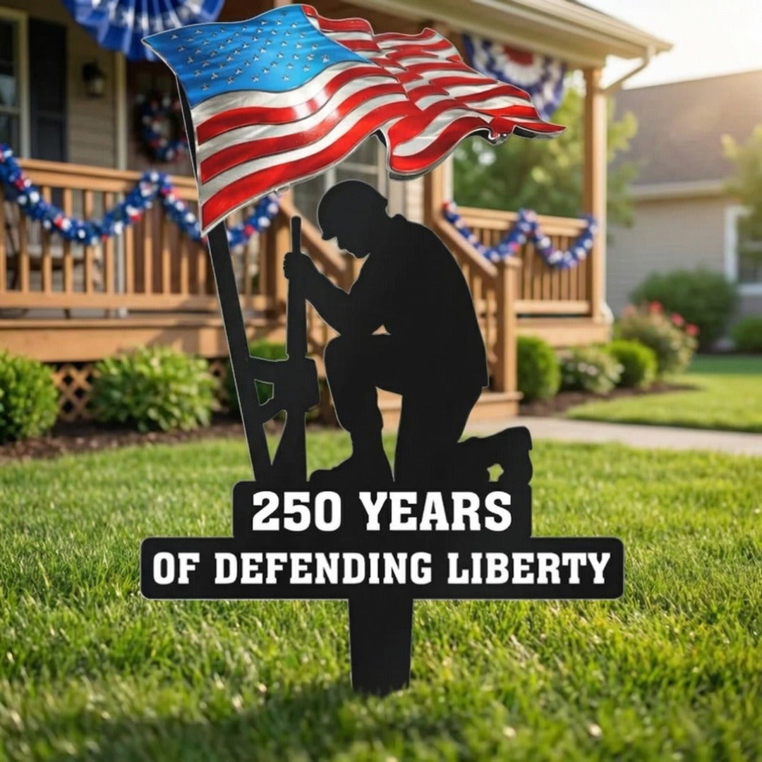 🔥250 Years of Defending Liberty Metal Garden Stake