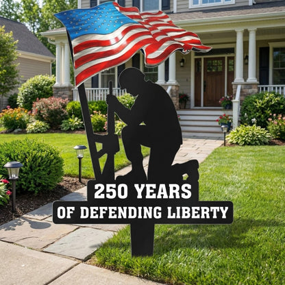 🔥250 Years of Defending Liberty Metal Garden Stake