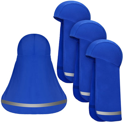 4-Piece Reflective Cooling Skull Caps with Neck Sun Shade