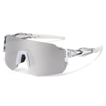 🕶️ Oversized Shield Sports Sunglasses – High-Performance Eye Protection for Outdoor Action