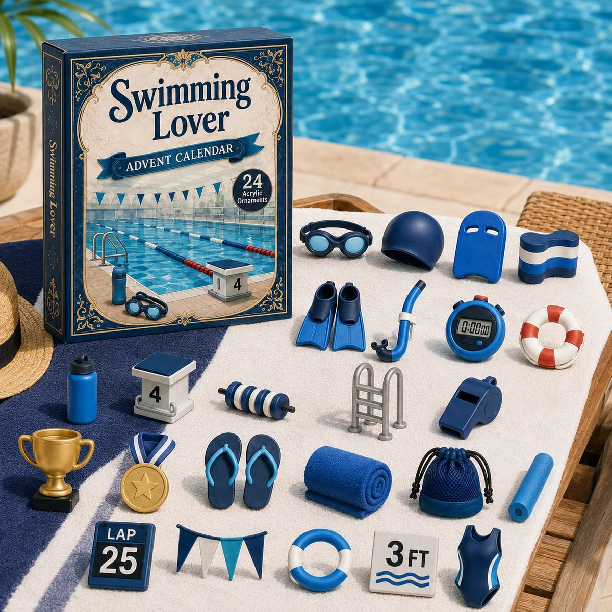 Sports Advent Calendar 2026 – 24 Acrylic Charms