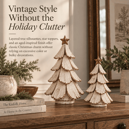 Vintage Lighted Christmas Tree Figurine