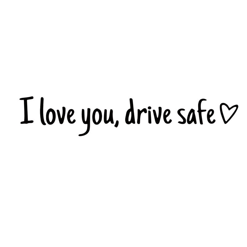 💓 I love you, drve safe Sticker(8pcs)