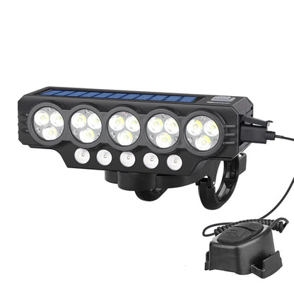 Solar & USB Rechargeable Bicycle Light