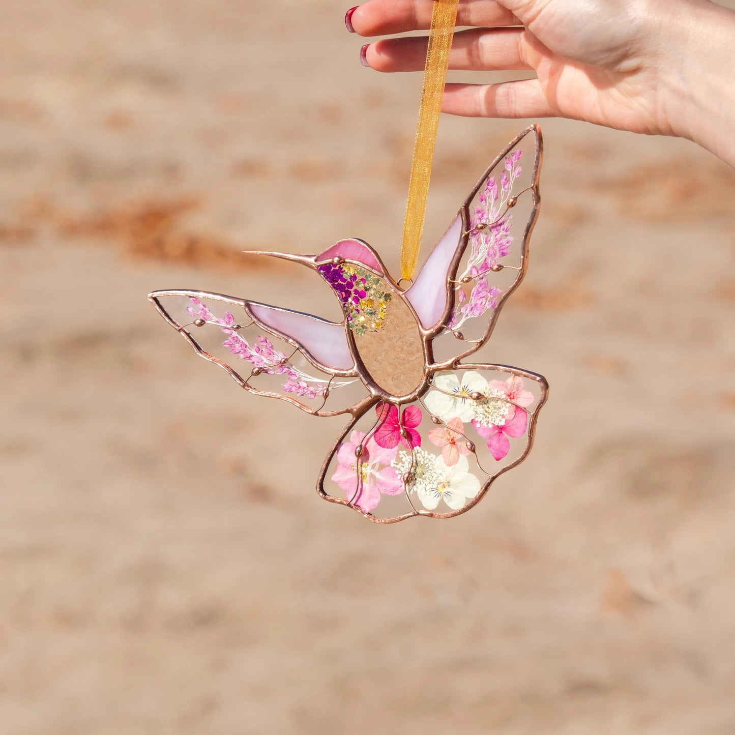 Humming bird Stained Window Hangings💕Mothers Day Gifts