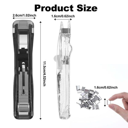 ✨Portable Binder Clip Stapler