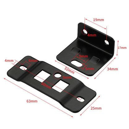 2-in-1 Locking Insert Shelf Brackets