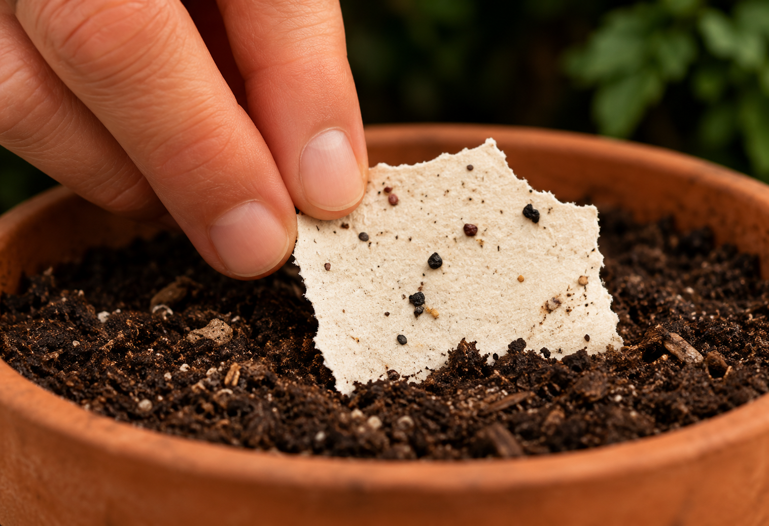 Plant in soil
