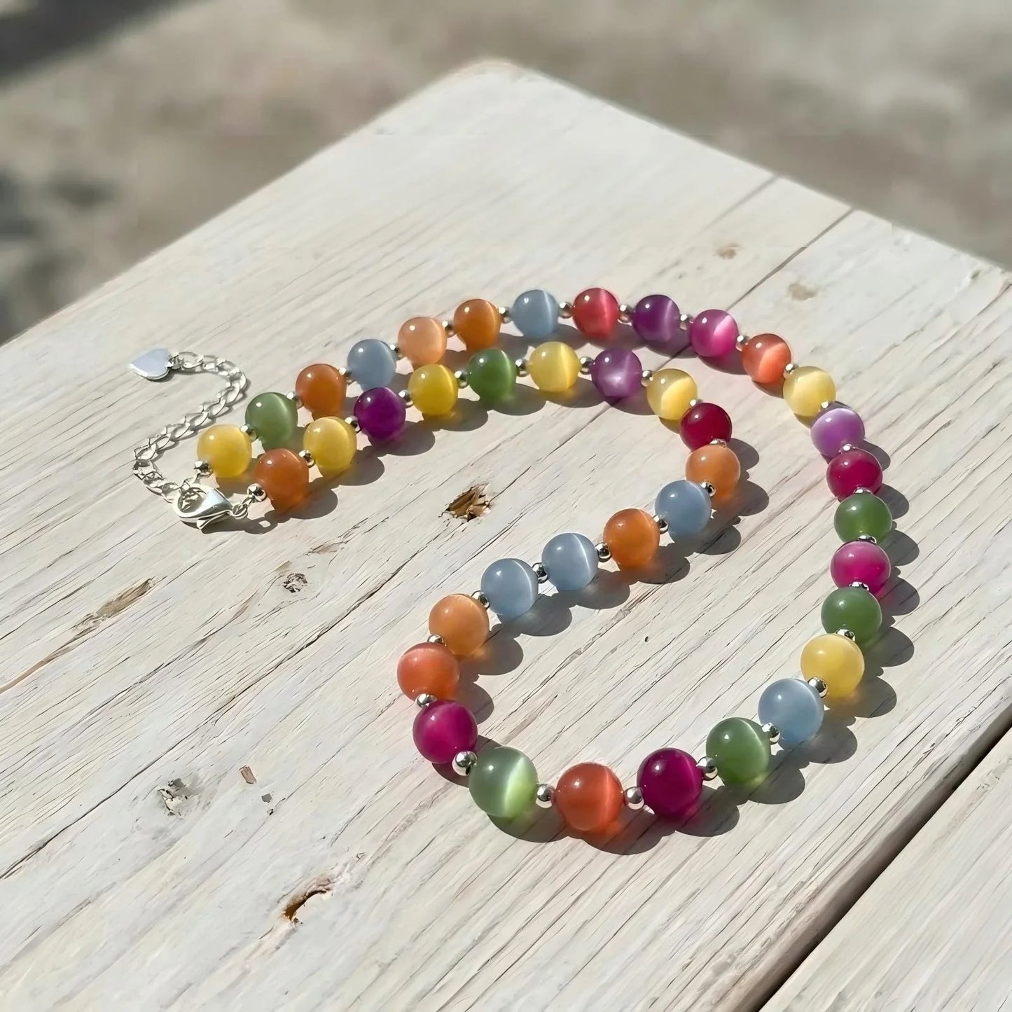 🌈 Dopamine UV-Reactive Beaded Jewellery Collection