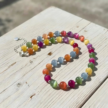 🌈 Dopamine UV-Reactive Beaded Jewellery Collection