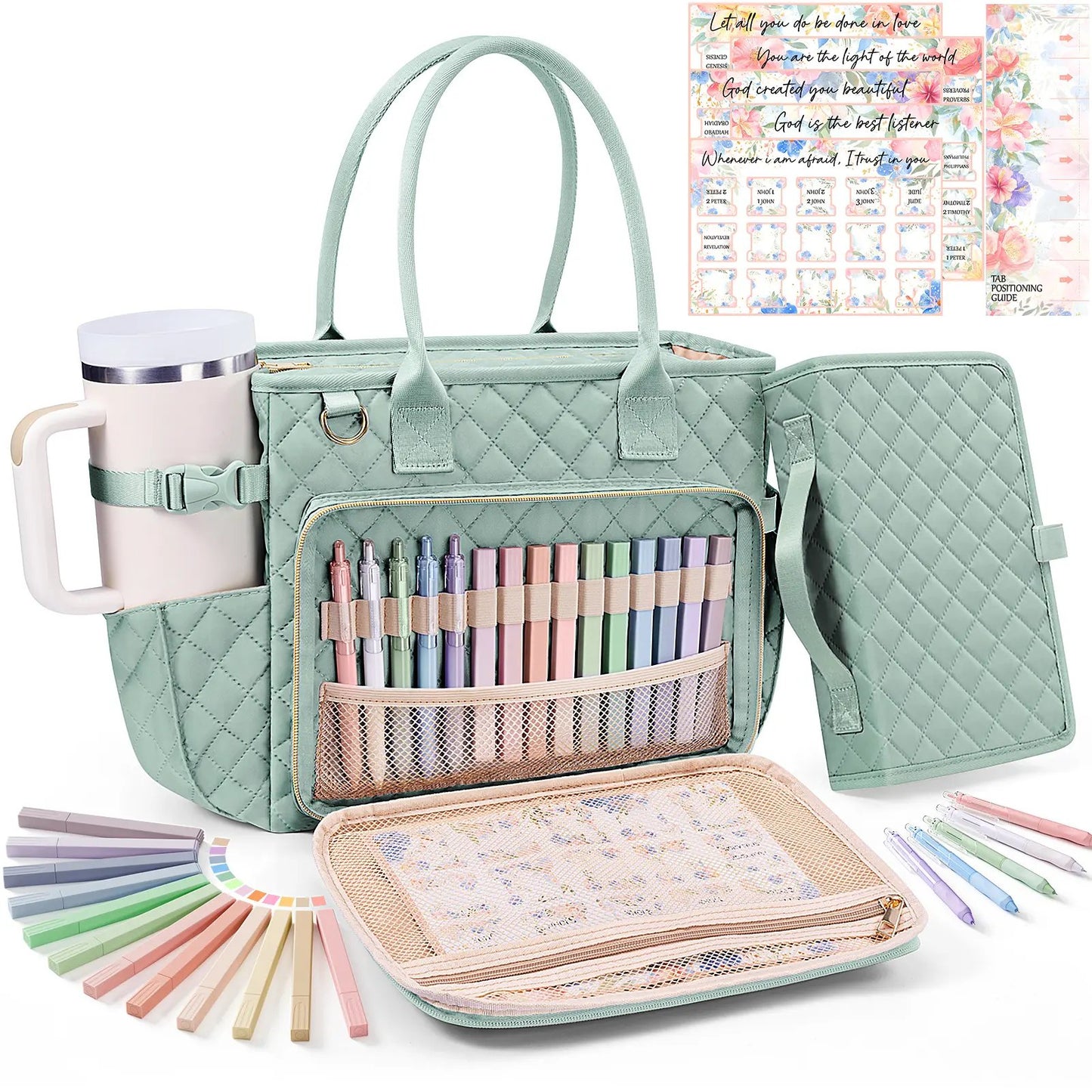 🎁Buy 2 Free Shipping📖✨ Bible Cover Tote Bag – Large Christian Shoulder Bag for Women